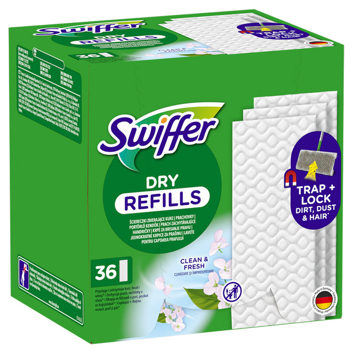 SPARE DRY TOWELS FOR DRY AND WET CLEANING MOP 36PCS SWIFFER