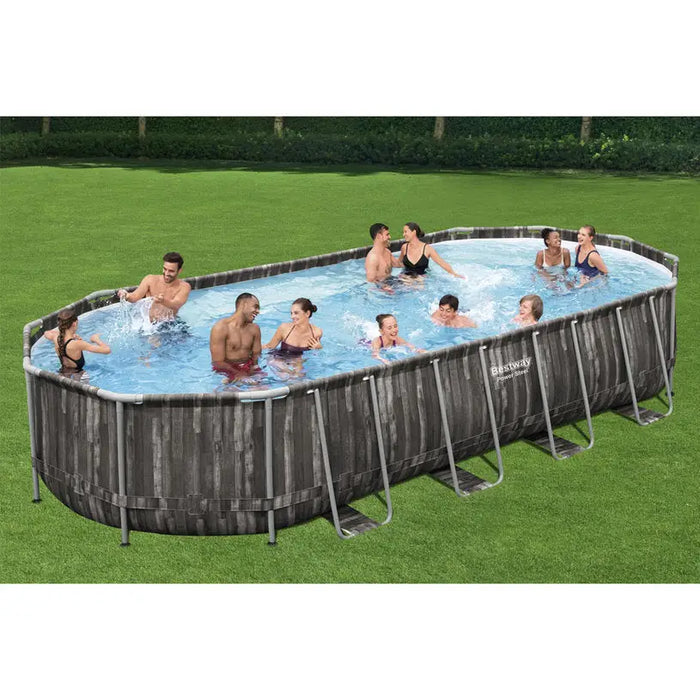SWIMMING POOL 732X366X122CM BESTWAY 5611T - Басейни с рамка<<<Басейни плажни артикули и оборудване<<<Градина<<<Praktiker