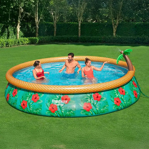 SWIMMING POOL F457X84CM BESTWAY 57416 - Надуваеми басейни<<<Басейни плажни артикули и оборудване<<<Градина<<<Praktiker