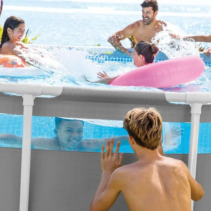 SWIMMING POOL F488X122CM CLEARVIEW INTEX 26730NP - Басейни с рамка<<<Басейни плажни артикули и