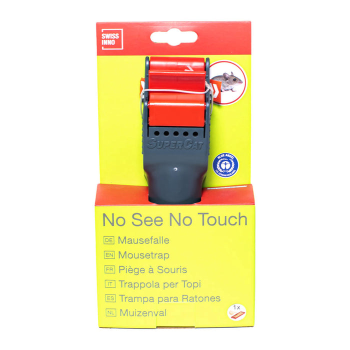 MOUSE TRAP + BAIT SWISSINNO NO SEE NO TOUCH