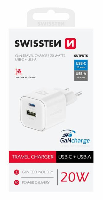 CAR CHARGER 20W SWISSTEN