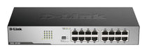 Switch D-Link DGS-1016D/E 16 port 10/100/1000 Desktop rack mount - Комутатор - Неуправляеми<<<Мрежи<<<Мрежи и умен