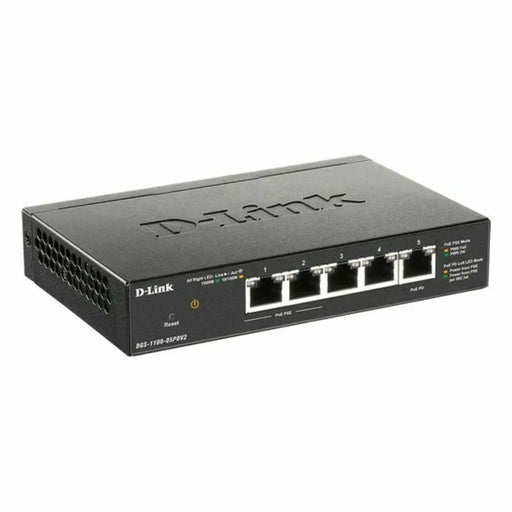 Switch D-Link DGS-1100-05PDV2 - Компютър Мрежи и компоненти<<<Компютри| Електроника<<<BigBuy&&&Суичове<<<Компютър Мрежи