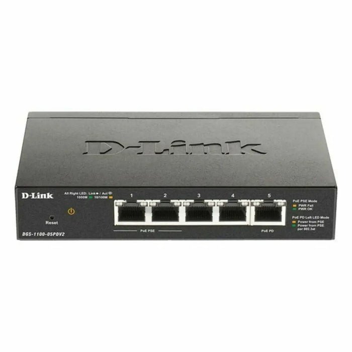 Switch D-Link DGS-1100-05PDV2 - Компютър Мрежи и компоненти<<<Компютри| Електроника<<<BigBuy&&&Суичове<<<Компютър Мрежи