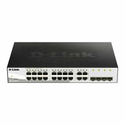 Switch D-Link DGS-1210-20/E - Компютър Мрежи и компоненти<<<Компютри| Електроника<<<BigBuy&&&Суичове<<<Компютър Мрежи и