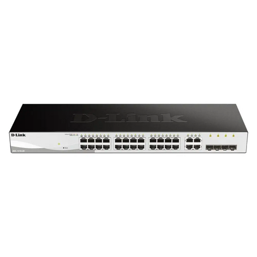 Switch D-Link DGS-1210-28 28-port 10/100/1000 Gigabit Smart Switch including 4 x 1000Base-T /SFP ports managed