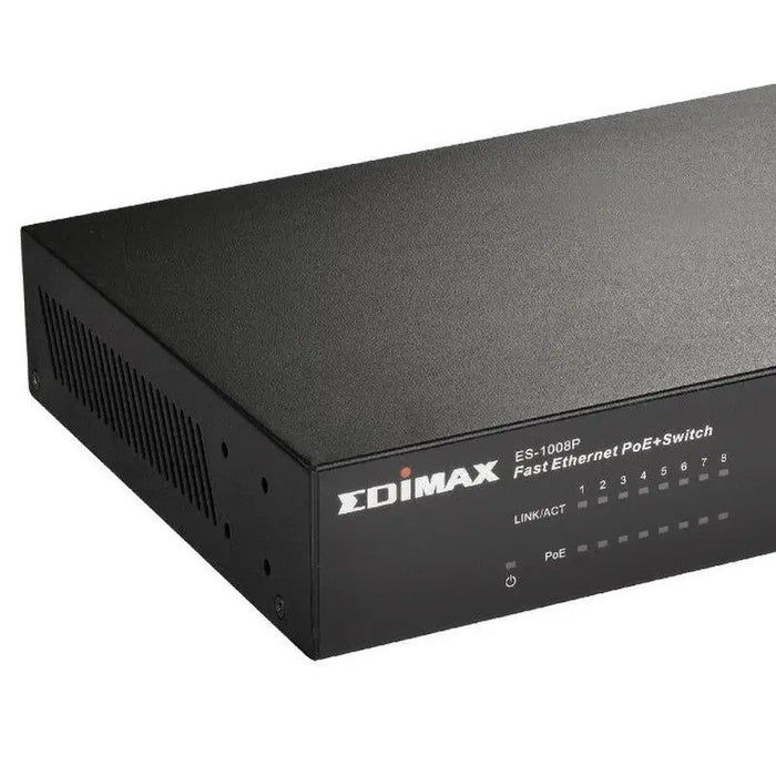Switch EDIMAX ES-1008P 8 PoE ports 10/100Mbps - Суичове - без контрол<<<Мрежово оборудване<<<ValiAPI