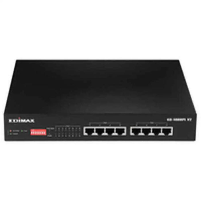 Switch Edimax GS-1008PL V2 Gigabit Ethernet Black - Компютър Мрежи и компоненти<<<Компютри|
