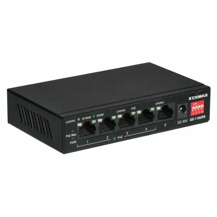 Switch Edimax GS-1105PE - Компютър Мрежи и компоненти<<<Компютри| Електроника<<<BigBuy&&&Суичове<<<Компютър Мрежи и