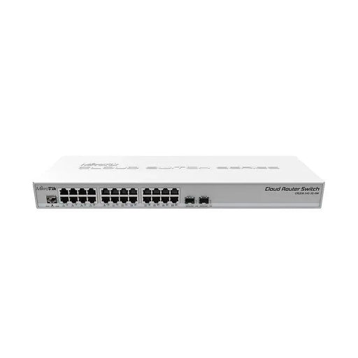 Switch MikroTik CRS326-24S + 2Q + RM 24 x Gigabit Ethernet ports 2 x SFP - Суичове - с контрол<<<Мрежово