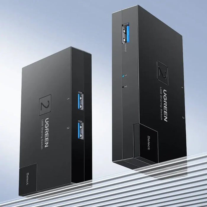 Switch USB 3.0 bidirectional switch Ugreen CM618 - black - KVM switches<<<HurtelXML