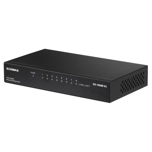 Switch with 8 ports EDIMAX GS-1008E V2 Gigabit - Суичове - без контрол<<<Мрежово оборудване<<<ValiAPI
