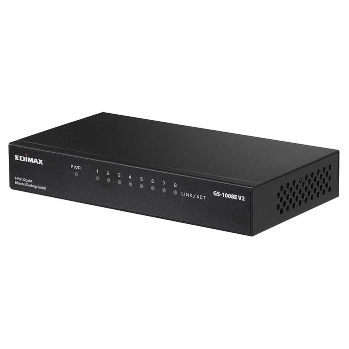 Switch with 8 ports EDIMAX GS-1008E V2 Gigabit - Суичове - без контрол<<<Мрежово оборудване<<<ValiAPI