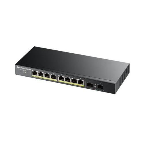Switch ZYXEL GS1900-10HP 8 port controllable Gigabit - Суичове - с контрол<<<Мрежово оборудване<<<ValiAPI&&&Managed