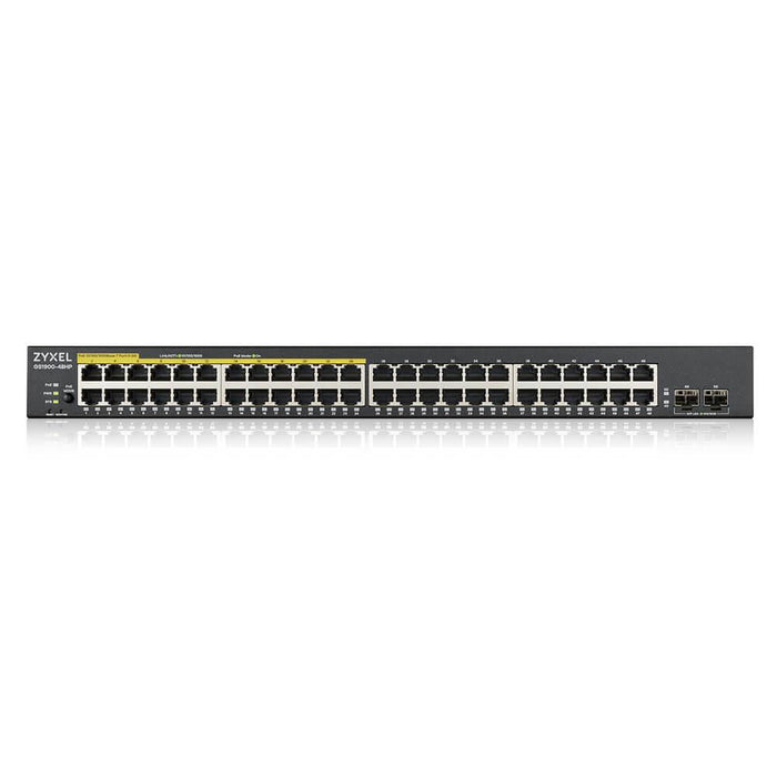 Switch ZYXEL GS1900-48HP 48-port managed PoE Gigabit for mounting in a cabinet - Managed