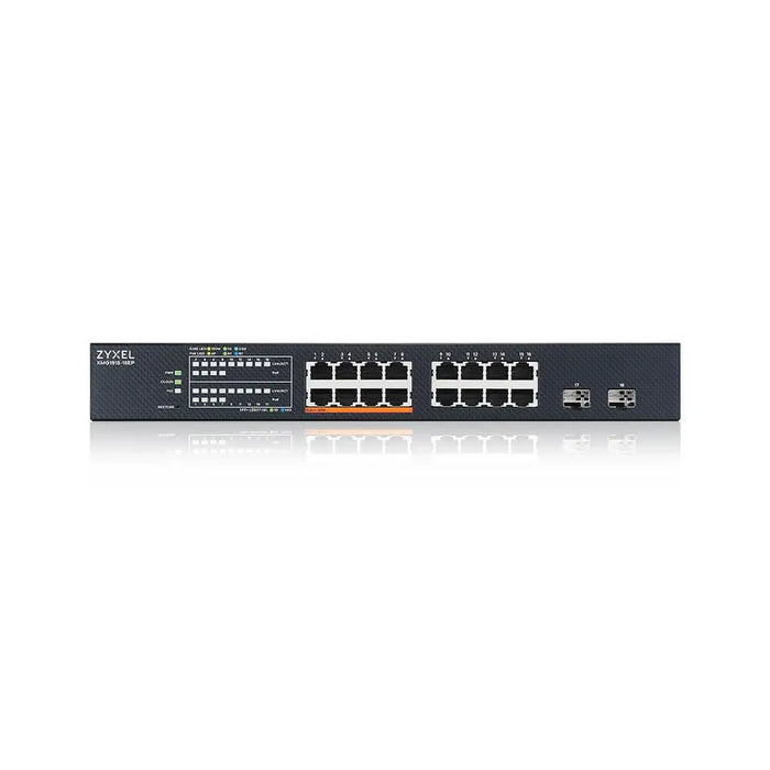 Switch ZyXEL XMG1915-18EP 16-port 2x SFP Gigabit Managed PoE - Managed Switches<<<ZyXEL<<<ZyXEL<<<PolyComp&&&Суичове