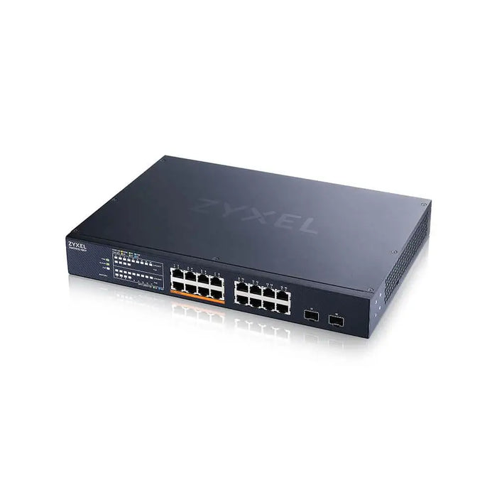 Switch ZyXEL XMG1915-18EP 16-port 2x SFP Gigabit Managed PoE - Managed Switches<<<ZyXEL<<<ZyXEL<<<PolyComp&&&Суичове