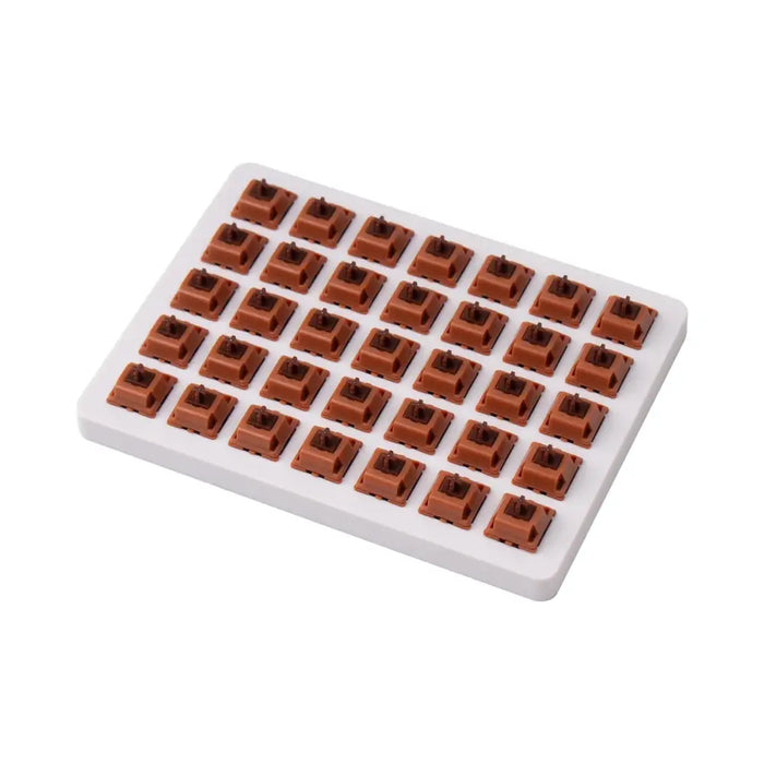 Switches for mechanical keyboard Keychron Gateron Cap Golden Brown Switch Set 35 pieces - Геймърски
