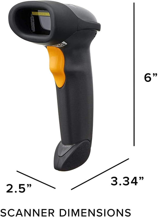 Barcode scanner Symbol LS2208, Cable and stand