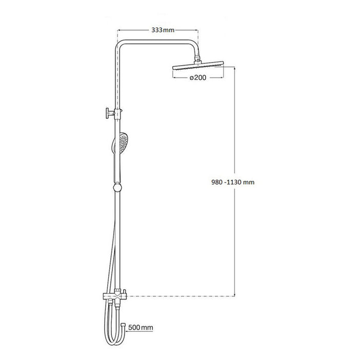SHOWER SET SYNCHRO SKL-6028A