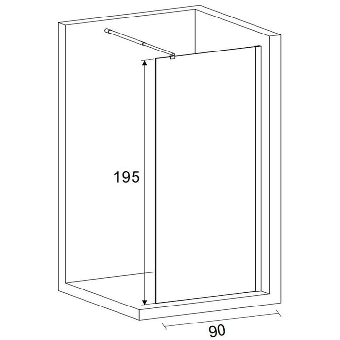 STATIONARY SCREEN 90X195 SYNCHRO SK-S-077