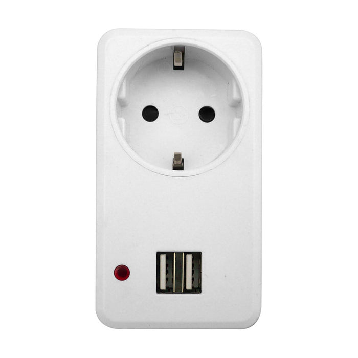 ADAPTER CONTACT SHUKO + 2 USB SYNCHRO USB-D1