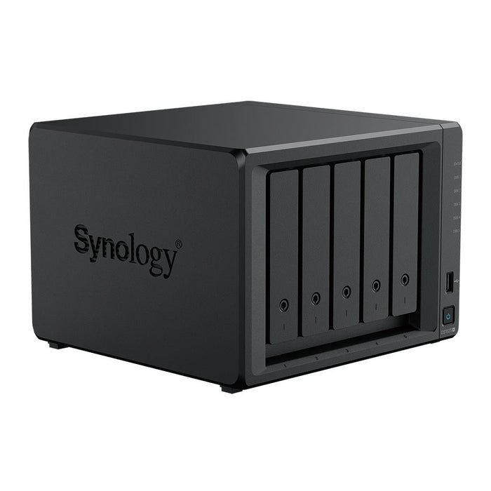 Network storage Synology NAS DS1525+, for 5 drives, AMD Ryzen V1500B, 8GB DDR4 SODIMM