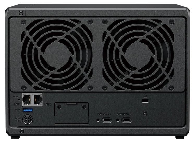 Network storage Synology NAS DS1525+, for 5 drives, AMD Ryzen V1500B, 8GB DDR4 SODIMM