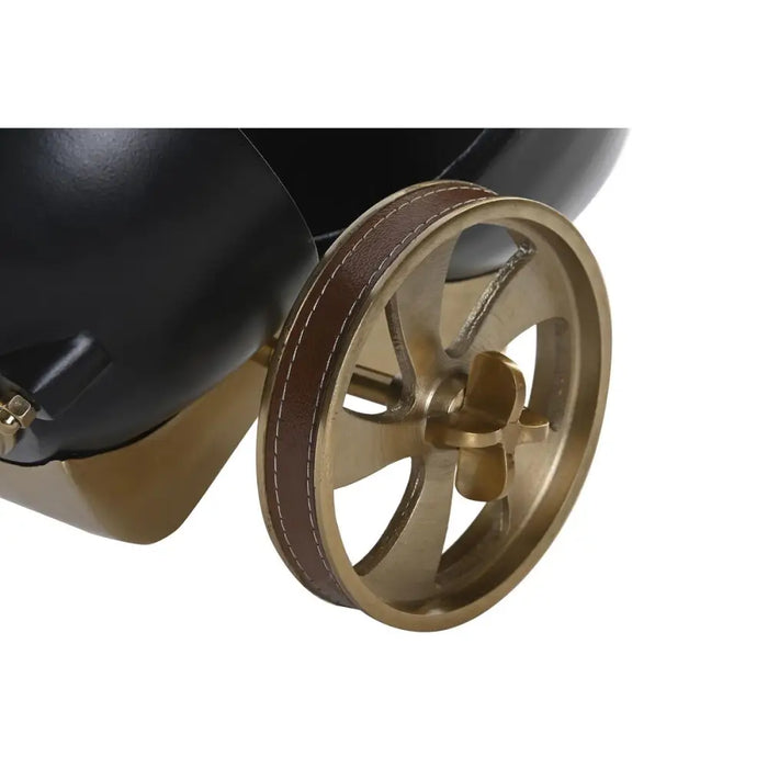 Table clock DKD Home Decor Black Golden Colonial - Декорация и Осветление<<<Дом Градина<<<BigBuy&&&Стенни часовници и