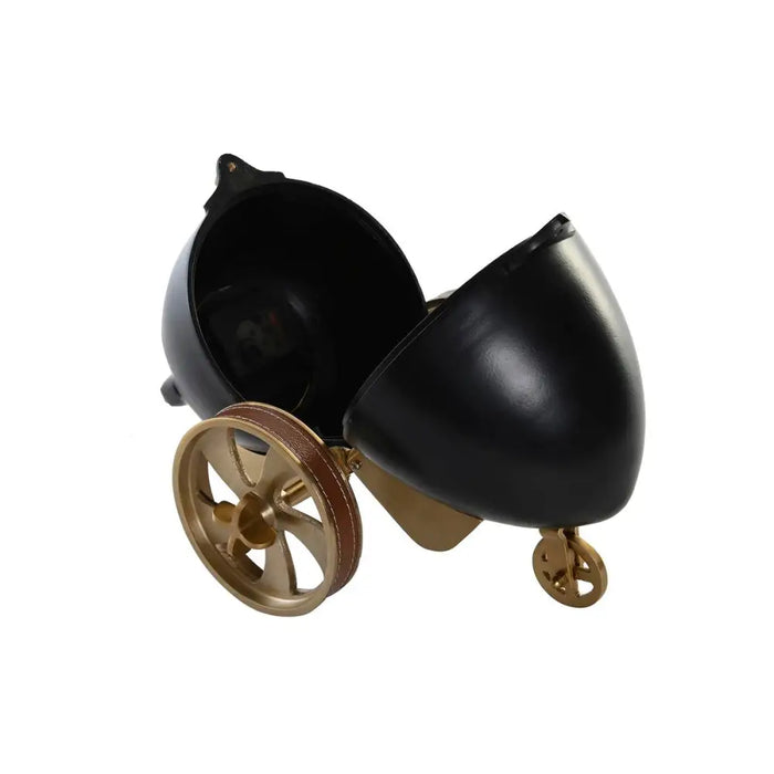 Table clock DKD Home Decor Black Golden Colonial - Декорация и Осветление<<<Дом Градина<<<BigBuy&&&Стенни часовници и