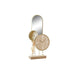 Table clock DKD Home Decor Golden Natural - Декорация и Осветление<<<Дом Градина<<<BigBuy&&&Стенни часовници и