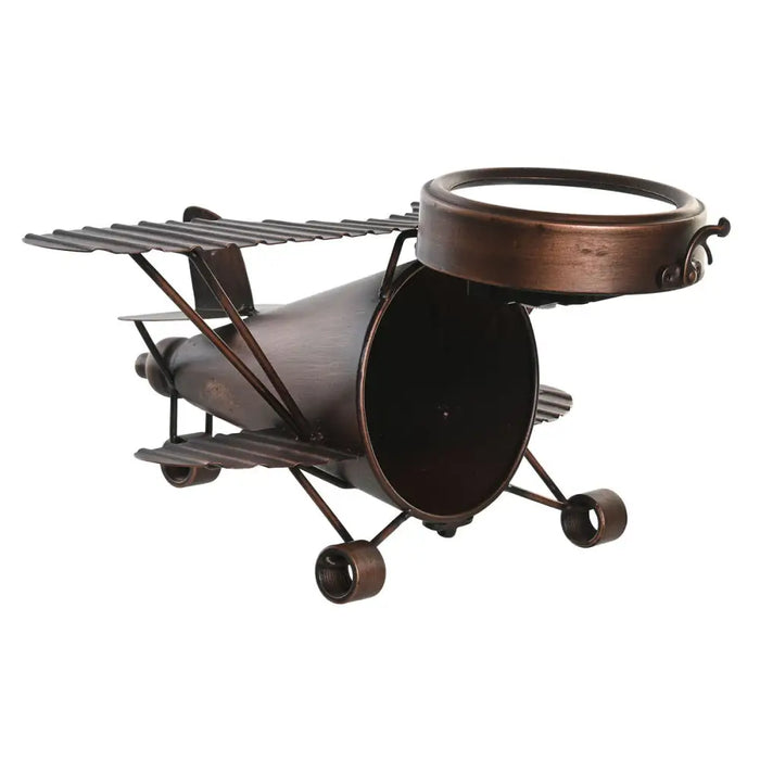 Table clock DKD Home Decor Golden Silver Aeroplane (2 Units) - Декорация и Осветление<<<Дом Градина<<<BigBuy&&&Стенни