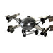 Table clock DKD Home Decor Golden Silver Spaceship Loft (2 Units) - Декорация и Осветление<<<Дом