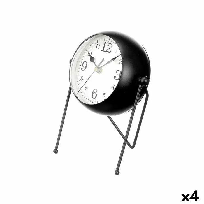 Table clock Gift Decor Black (4 Units) - Декорация и Осветление<<<Дом Градина<<<BigBuy&&&Стенни часовници и