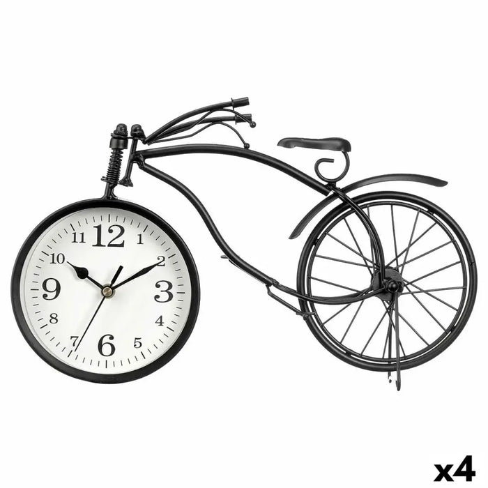 Table clock Gift Decor Black Bicycle (4 Units) - Декорация и Осветление<<<Дом Градина<<<BigBuy&&&Стенни часовници и