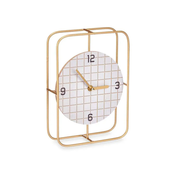 Table clock Gift Decor Black Wood Squared (6 Units) - Декорация и Осветление<<<Дом Градина<<<BigBuy&&&Стенни часовници