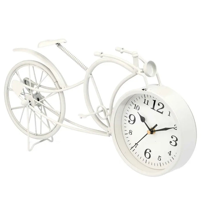 Table clock Gift Decor White Bicycle (4 Units) - Декорация и Осветление<<<Дом Градина<<<BigBuy&&&Стенни часовници и