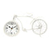 Table clock Gift Decor White Bicycle (4 Units) - Декорация и Осветление<<<Дом Градина<<<BigBuy&&&Стенни часовници и