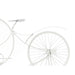 Table clock Gift Decor White Bicycle - Декорация и Осветление<<<Дом Градина<<<BigBuy&&&Стенни часовници и