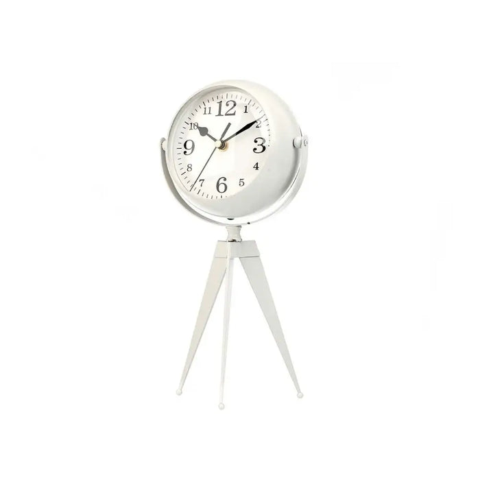 Table clock Gift Decor White Tripod (4 Units) - Декорация и Осветление<<<Дом Градина<<<BigBuy&&&Стенни часовници и