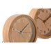 Table clock Home ESPRIT Natural (2 Units) - Стенни часовници и будилници<<<Декорация и Осветление<<<Дом Градина<<<BigBuy