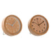 Table clock Home ESPRIT Natural (2 Units) - Стенни часовници и будилници<<<Декорация и Осветление<<<Дом Градина<<<BigBuy