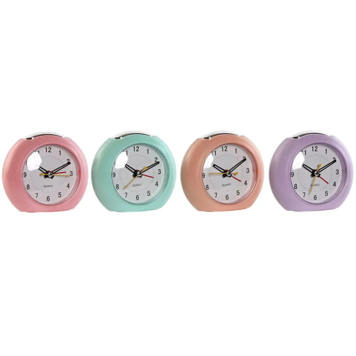 Table clock Home ESPRIT Pink Coral Mint Lilac (4 Units) - Декорация и Осветление<<<Дом Градина<<<BigBuy&&&Стенни