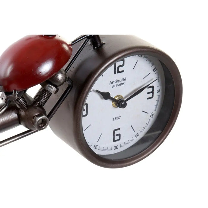 Table clock Home ESPRIT Red Motorbike Vintage - Декорация и Осветление<<<Дом Градина<<<BigBuy&&&Стенни часовници и
