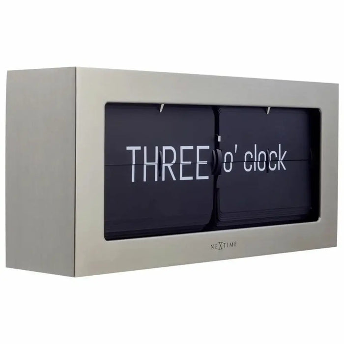 Table clock Nextime 5229ZI Black Grey - Декорация и Осветление<<<Дом Градина<<<BigBuy&&&Стенни часовници и