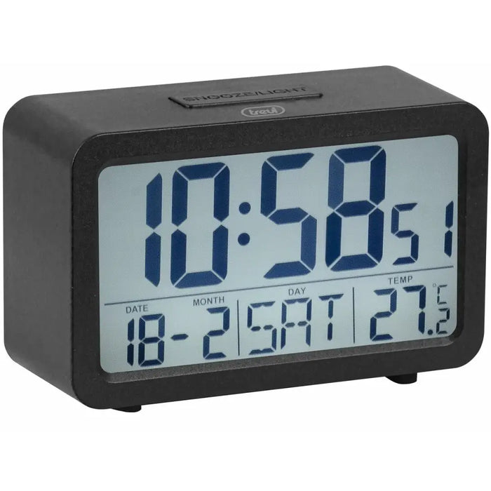 Table clock Trevi 0SL3P6000 Black - Декорация и Осветление<<<Дом Градина<<<BigBuy&&&Стенни часовници и