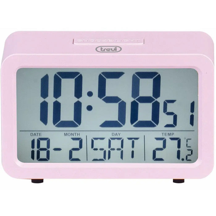 Table clock Trevi 0SL3P6008 Pink - Декорация и Осветление<<<Дом Градина<<<BigBuy&&&Стенни часовници и
