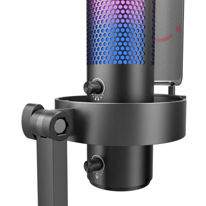 Table Microphone FIFINE A9 RGB 4 Polar Patterns- Black - Микрофони<<<Компютърна периферия<<<ValiAPI