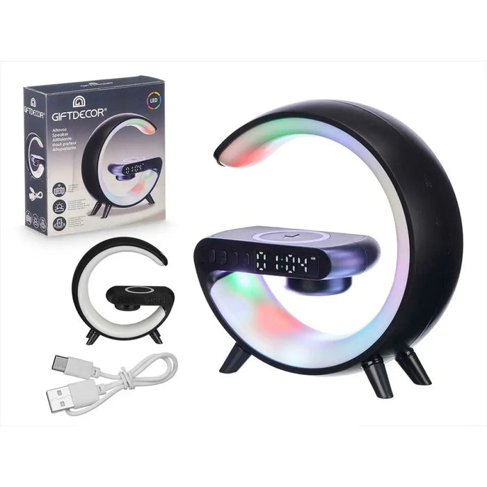 Table-top Digital Clock Gift Decor Black - Декорация и Осветление<<<Дом Градина<<<BigBuy&&&Стенни часовници и